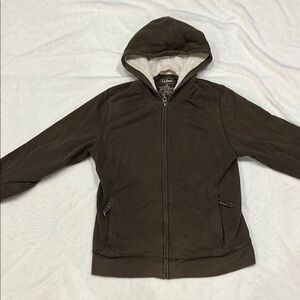 L.L. Bean Men's Brown Hooded Jacket